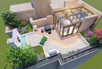 屋頂花園設(shè)計如何使用借景手法？