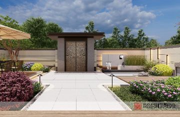 美林上苑96平方米私家庭院