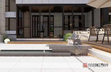 美林上苑98平私家庭院設(shè)計(jì)