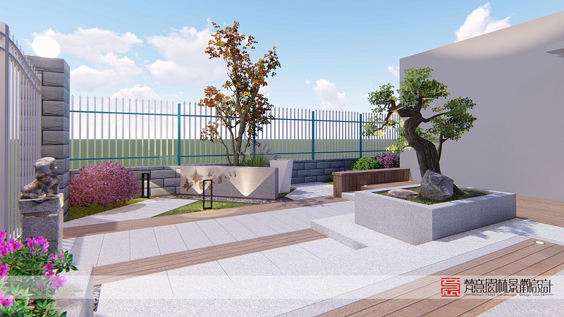 鄭州別墅庭院設(shè)計