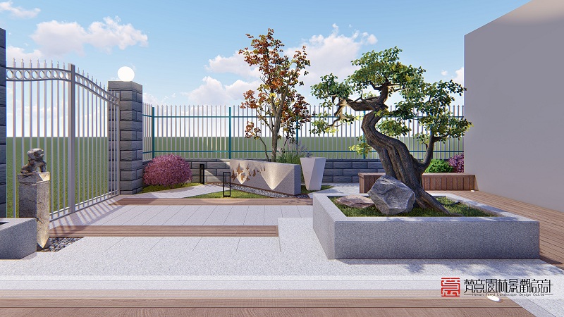 鄭州別墅庭院設(shè)計