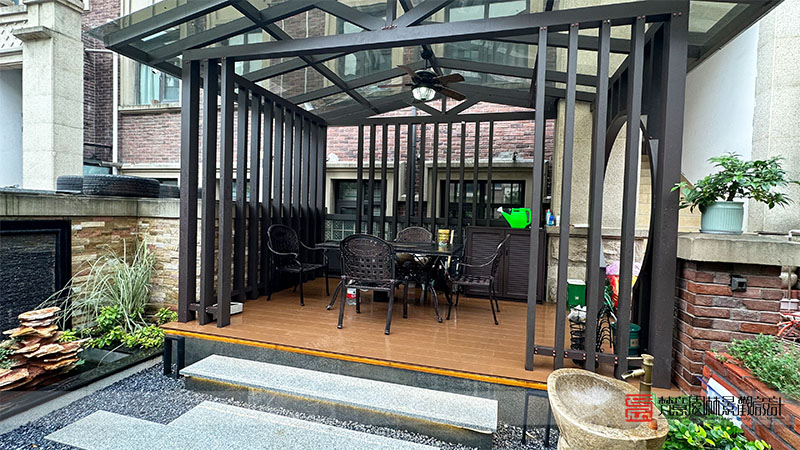 鄭州天倫莊園32㎡庭院設(shè)計(jì)