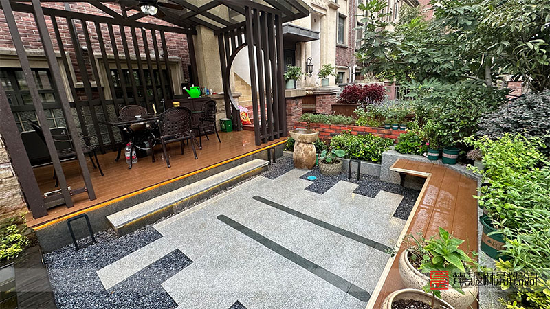 鄭州天倫莊園32㎡庭院設(shè)計(jì)