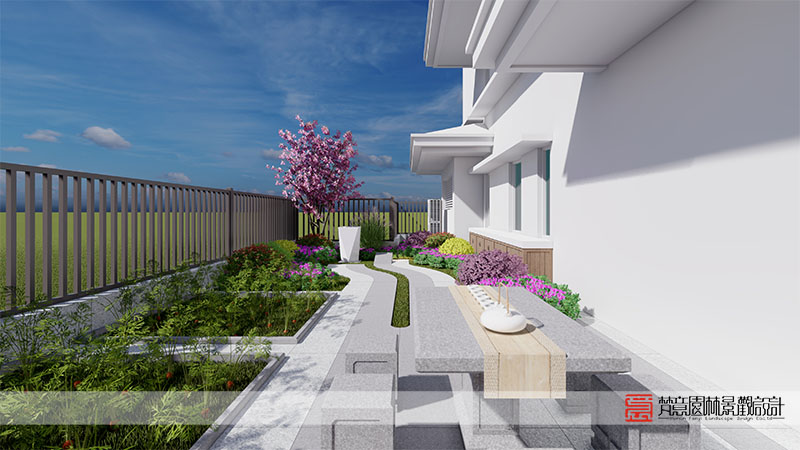 鄭州正商河峪洲207㎡庭院設(shè)計(jì)