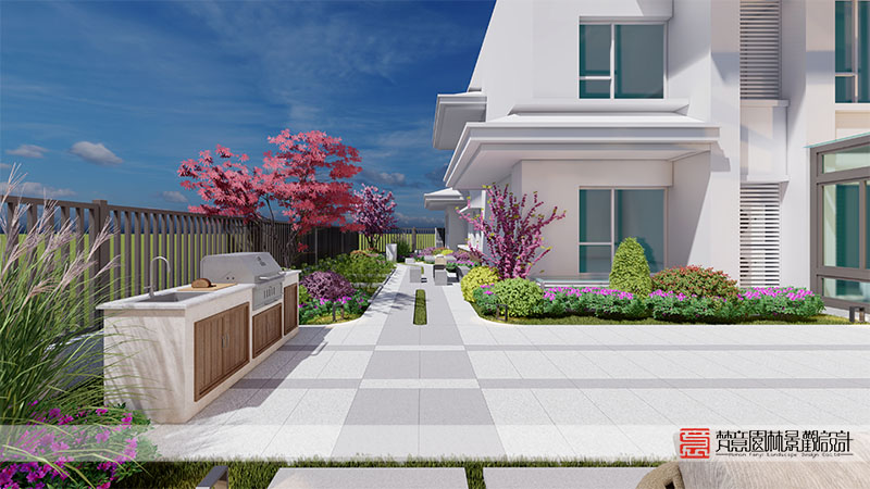 鄭州正商河峪洲207㎡庭院設(shè)計(jì)