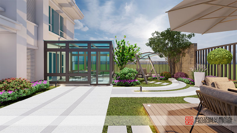 鄭州正商河峪洲207㎡庭院設(shè)計(jì)