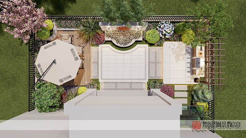 鄭州恒大山水城庭院設(shè)計(jì)