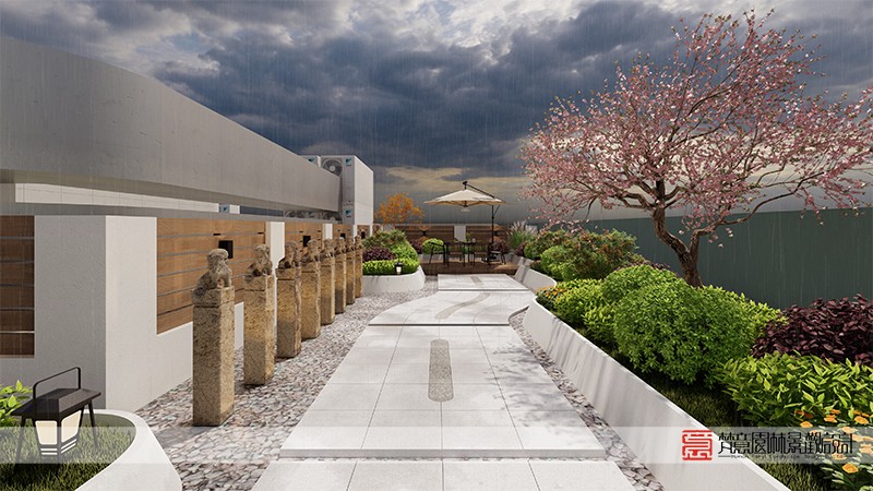 河南農(nóng)投國際屋頂花園設計