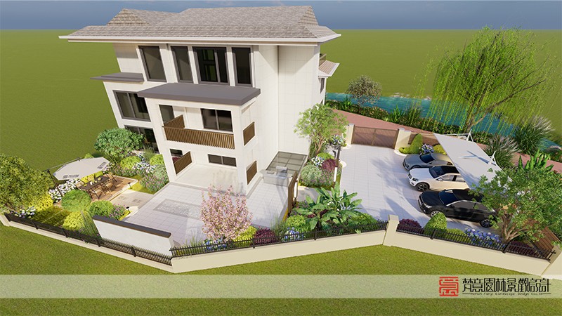 鄭州別墅庭院設(shè)計(jì)——新鄉(xiāng)橡樹(shù)灣