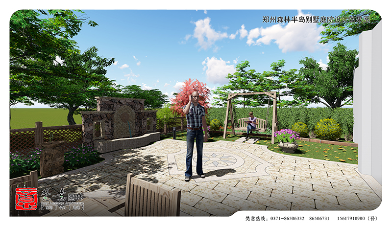 建業(yè)森林半島別墅庭院設(shè)計(jì),別墅庭院設(shè)計(jì)