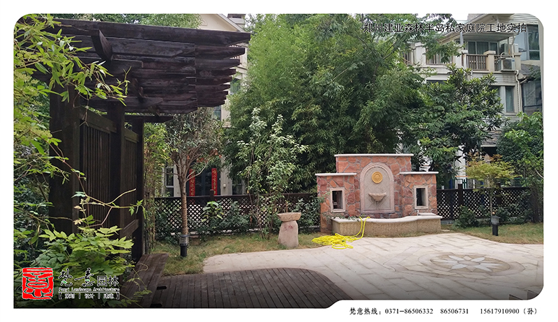 別墅庭院設(shè)計(jì)施工現(xiàn)場圖