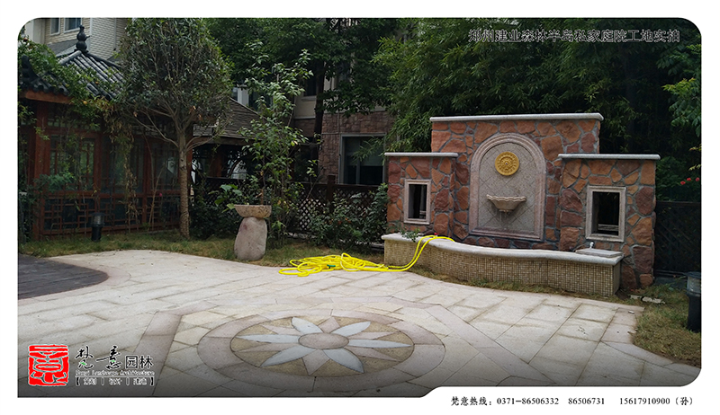 別墅庭院設(shè)計(jì)施工現(xiàn)場圖