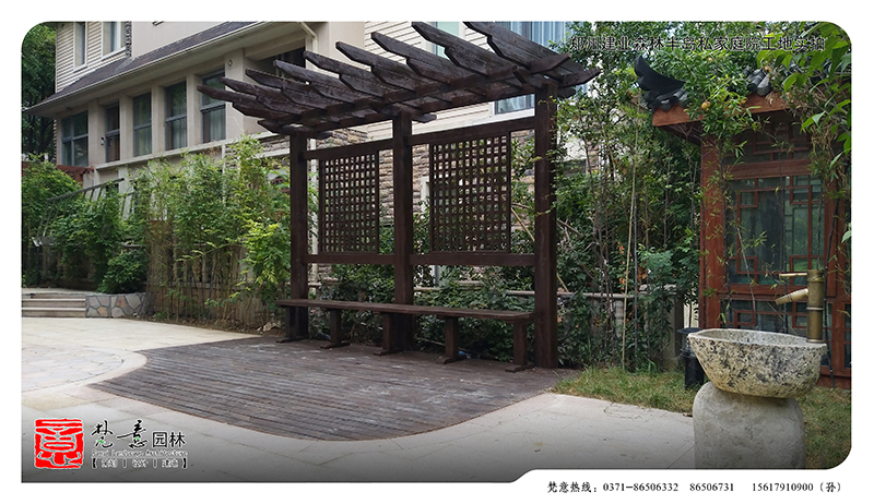 別墅庭院設(shè)計(jì)施工現(xiàn)場圖