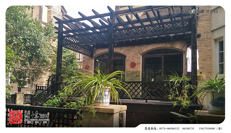 別墅庭院設(shè)計施工實拍圖