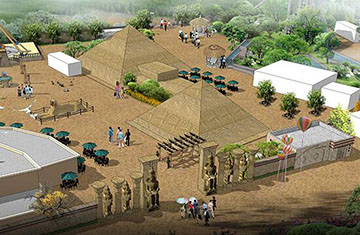 鄭州旅游景區(qū)規(guī)劃設計——世紀歡樂園埃及站