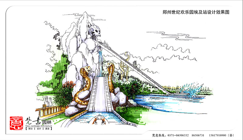 世紀歡樂園埃及站設(shè)計