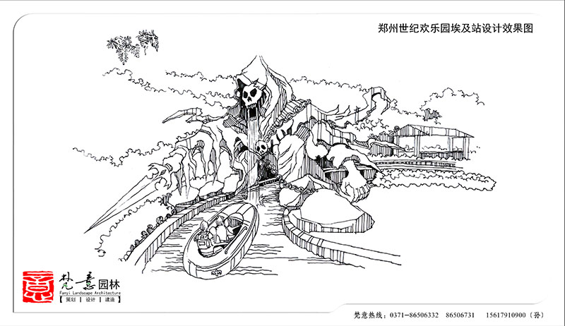 世紀歡樂園埃及站設(shè)計