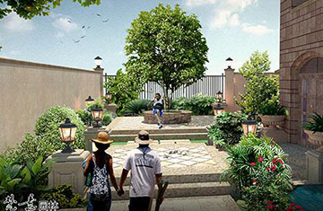 鄭州迎賓路3號院私家庭院設(shè)計