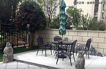 鄭州正商金域世家私家庭院設(shè)計施工