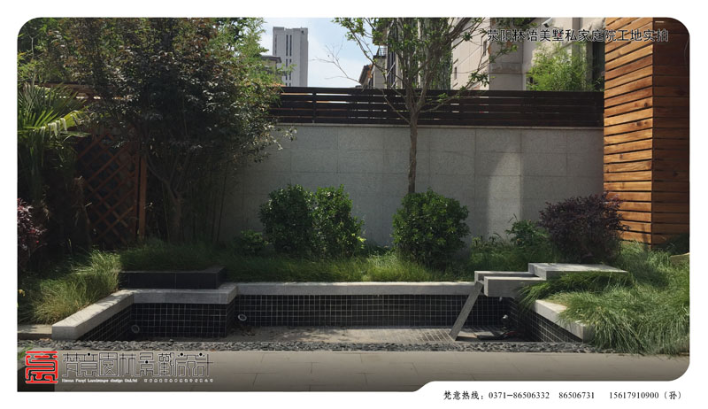 鄭州私家庭院設(shè)計,林語美墅私家庭院你設(shè)計
