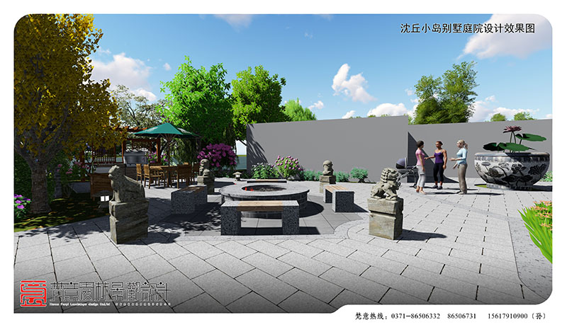 鄭州別墅庭院設(shè)計(jì)