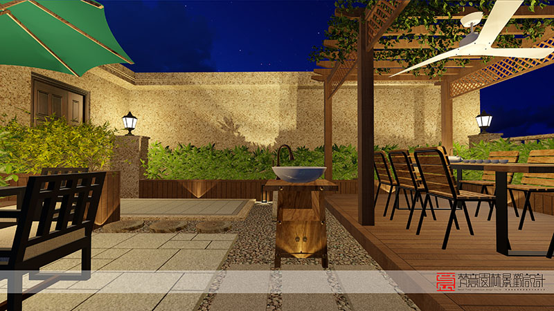 新鄉(xiāng)屋頂花園設計,自建房屋頂花園設計