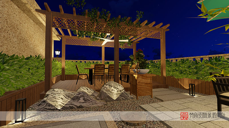 新鄉(xiāng)屋頂花園設計,自建房屋頂花園設計