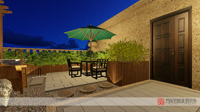 新鄉(xiāng)屋頂花園設計,自建房屋頂花園設計