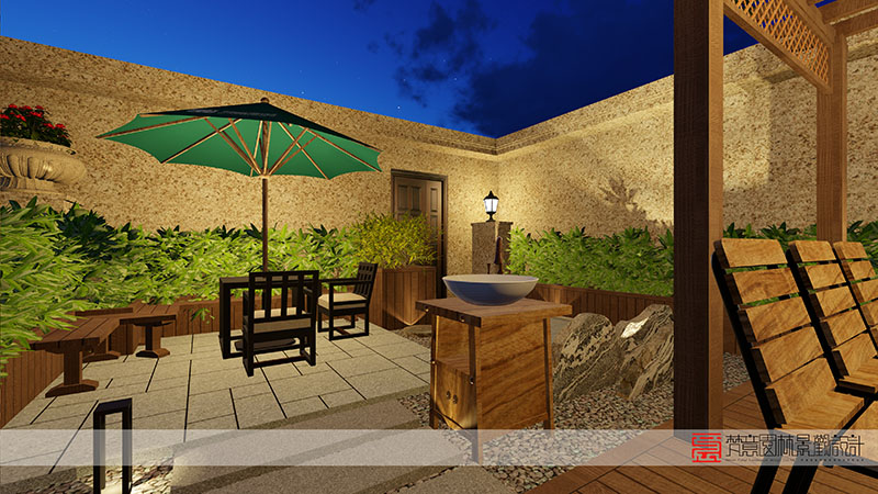 新鄉(xiāng)屋頂花園設計,自建房屋頂花園設計