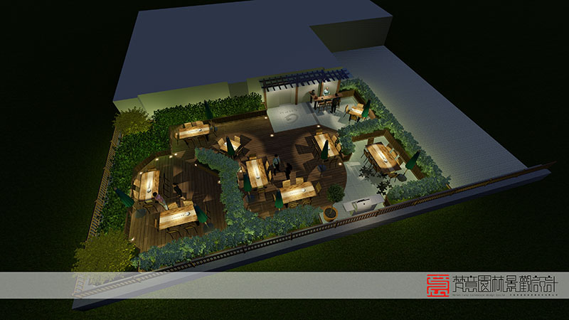 鄭州屋頂花園設(shè)計,鄭州六和集團屋頂花園設(shè)計