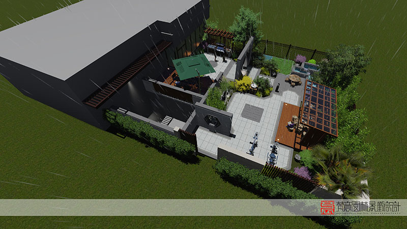 鄭州庭院設(shè)計(jì),鄭州萬科天倫紫臺(tái)庭院設(shè)計(jì)