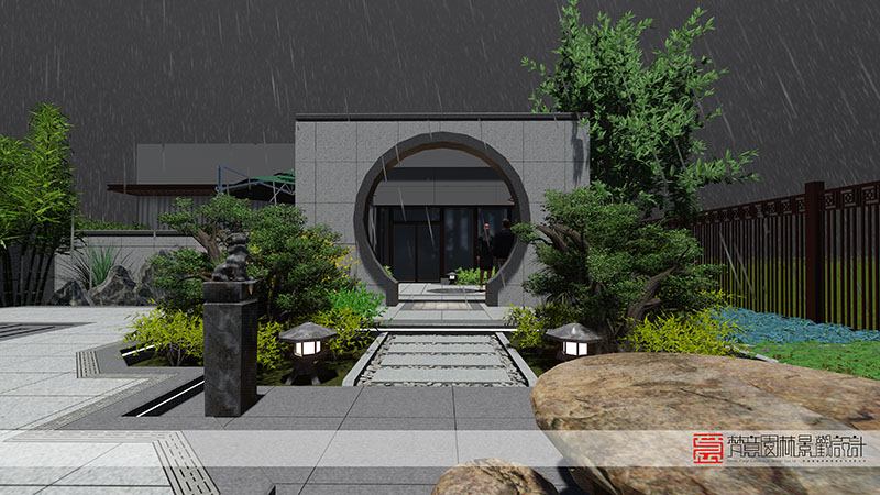 鄭州庭院設(shè)計(jì),鄭州萬科天倫紫臺(tái)庭院設(shè)計(jì)