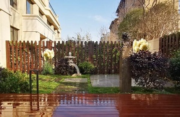 新鄉(xiāng)庭院設(shè)計施工案例——平原新區(qū)正弘悅云莊