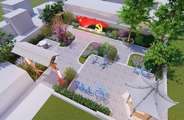 鄭州美麗鄉(xiāng)村設(shè)計(jì)——鞏義市河洛鎮(zhèn)源村文化廣場