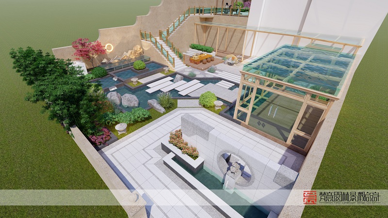 鄭州別墅庭院設計