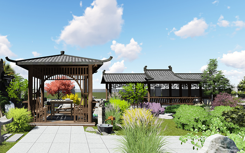 鄭州別墅庭院設(shè)計