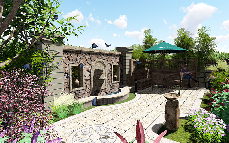 鄭州別墅庭院設(shè)計,鄭州庭院設(shè)計